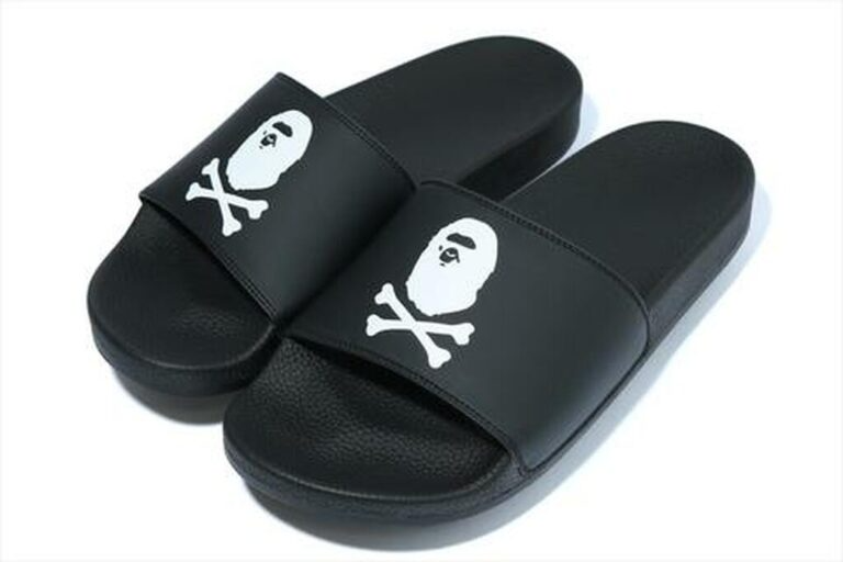 Dép BAPE PIRATE SLIDES BLACK 4G20191001 - Ảnh 3