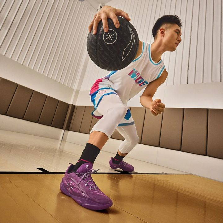 Giày Li-Ning Way Of Wade 808 5 Ultra V2 'Lavender' ABAV045-8 - Ảnh 8