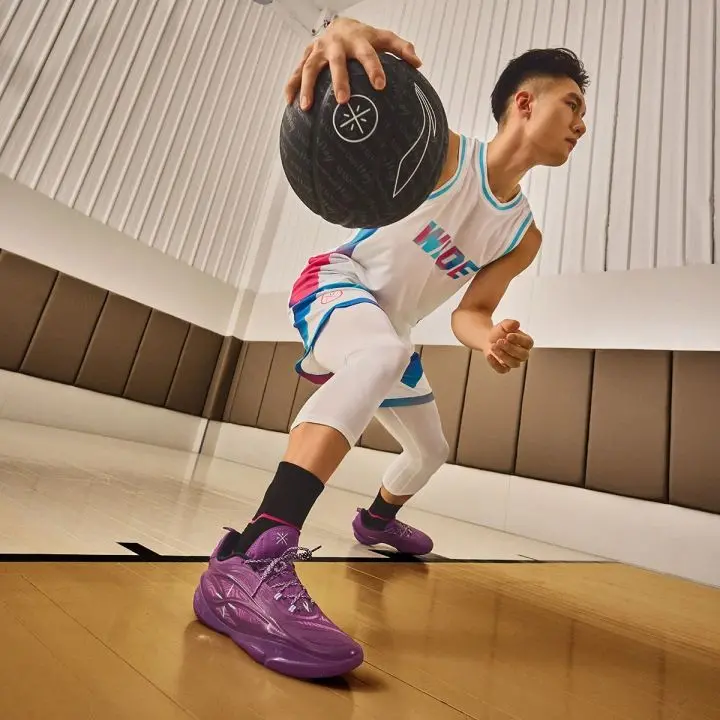 Alternative view of Giày Li-Ning Way Of Wade 808 5 Ultra V2 'Lavender' ABAV045-8