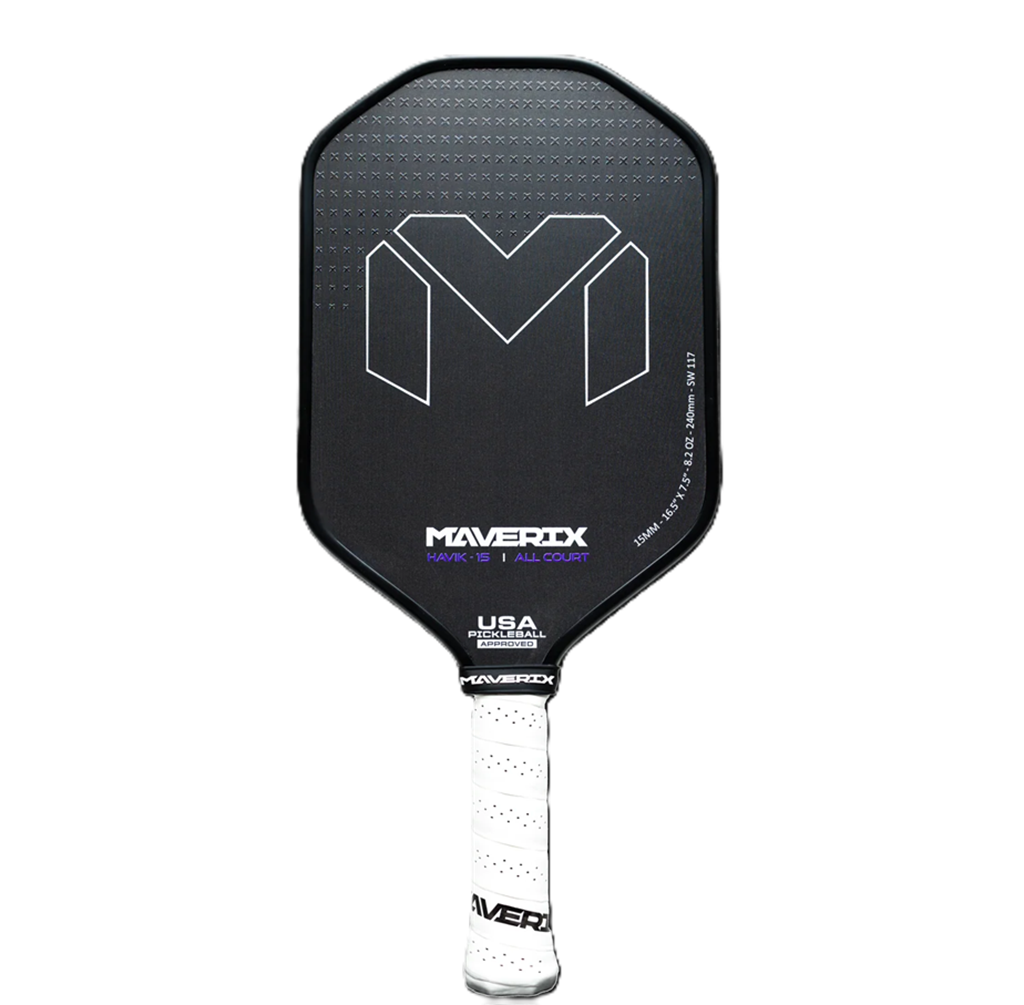 Vợt Pickleball Maverix Havik - 15 ALL COURT 15mm 'Black'