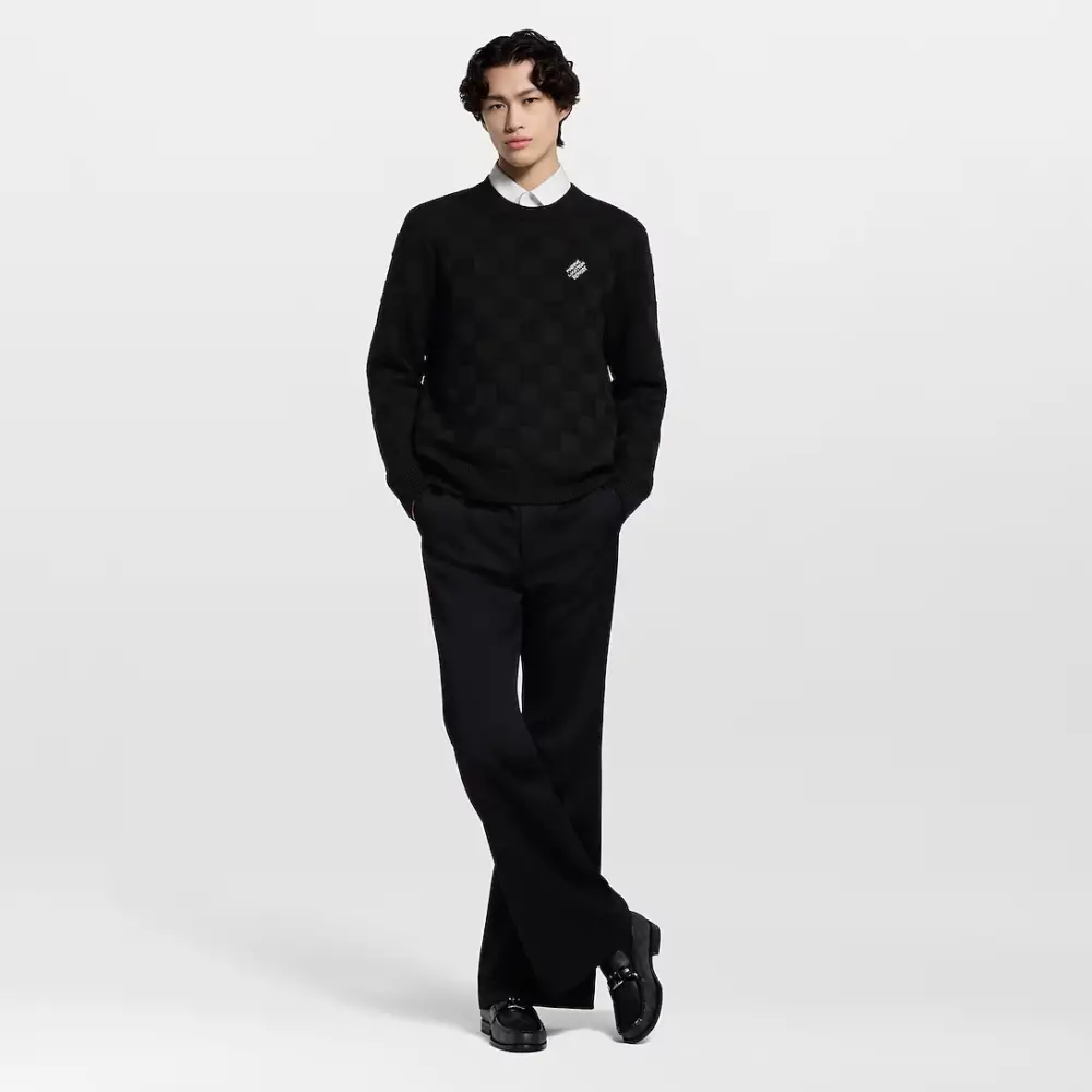 Alternative view of Giày Louis Vuitton Major Loafers 'Black' 1A4OLQ