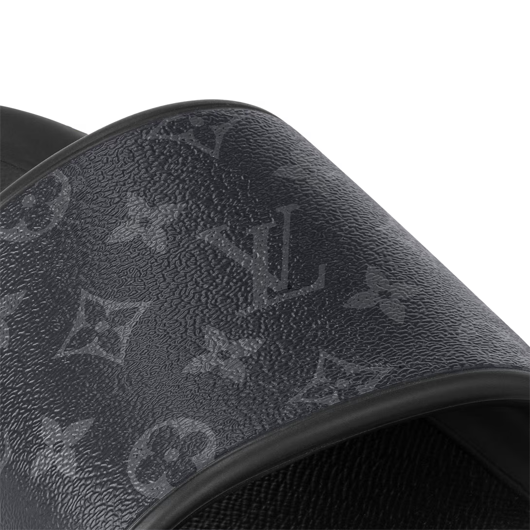 Dép Louis Vuitton Waterfront Mules 'Black' 1AANNS - Ảnh 3