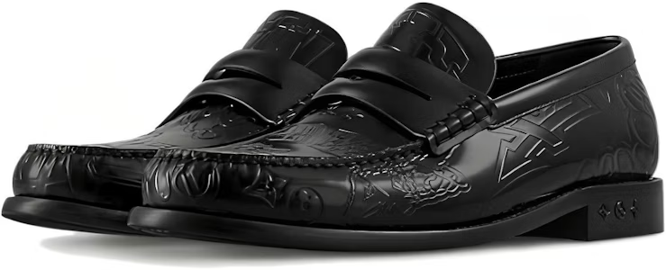 Giày Louis Vuitton Mocasines 'Black' 1ACDO7 - Ảnh 3