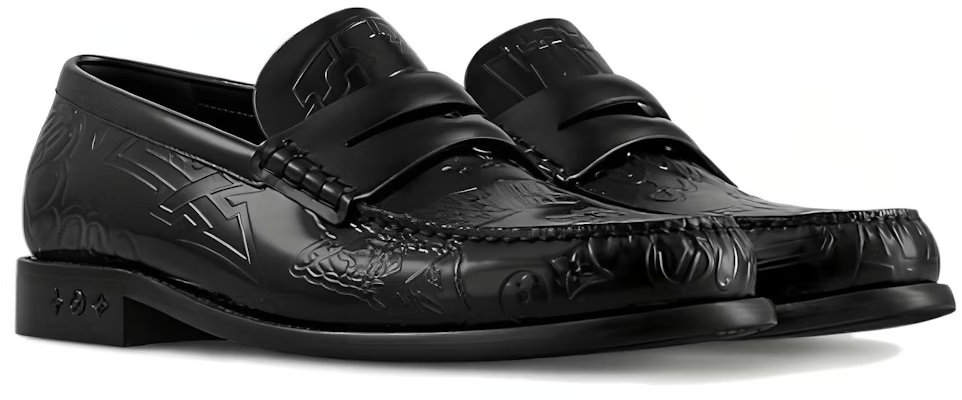 Alternative view of Giày Louis Vuitton Mocasines 'Black' 1ACDO7