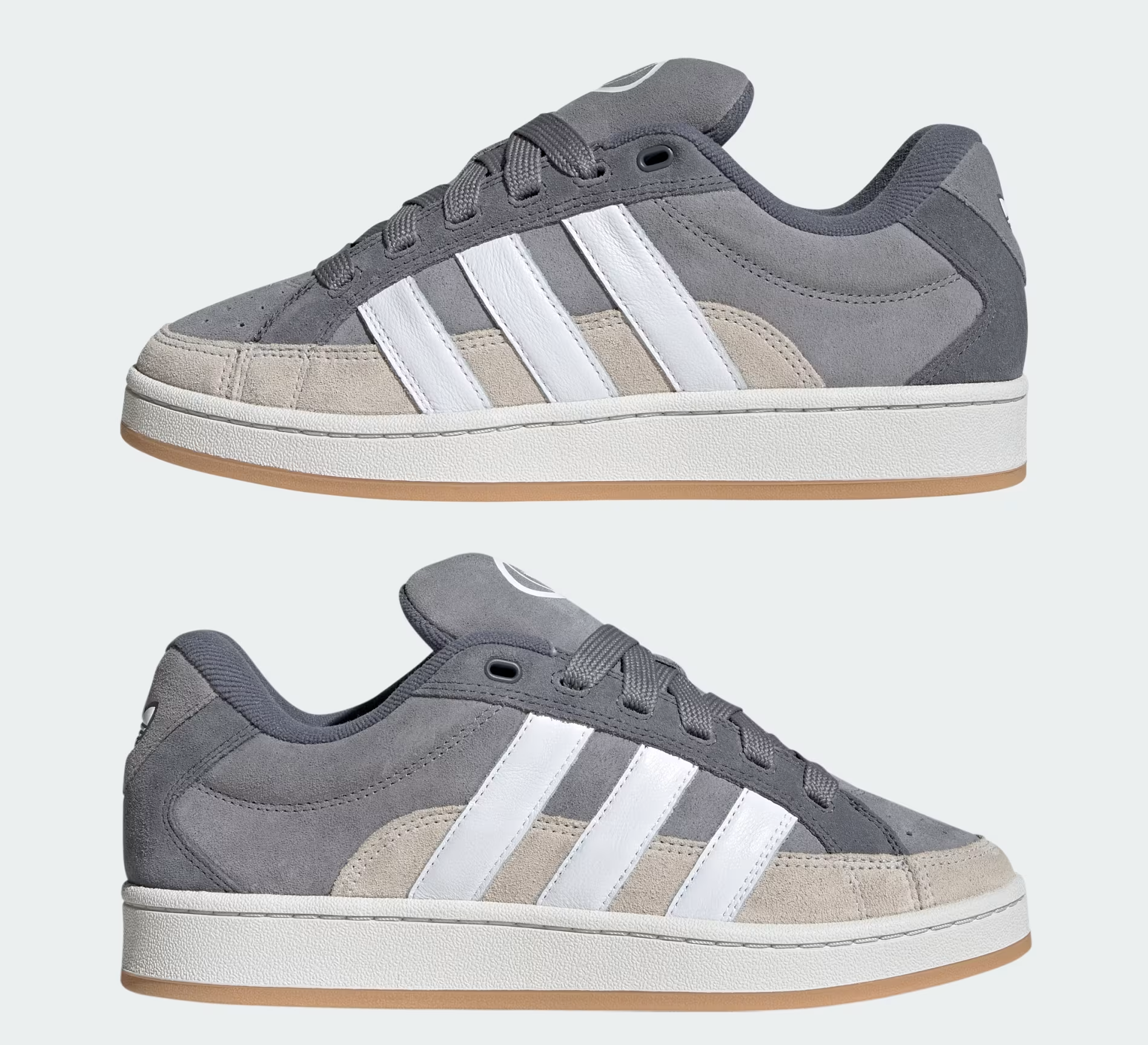 Giày Adidas Campus 00s Beta ‘Grey Cloud White’ JR2463 - Ảnh 2