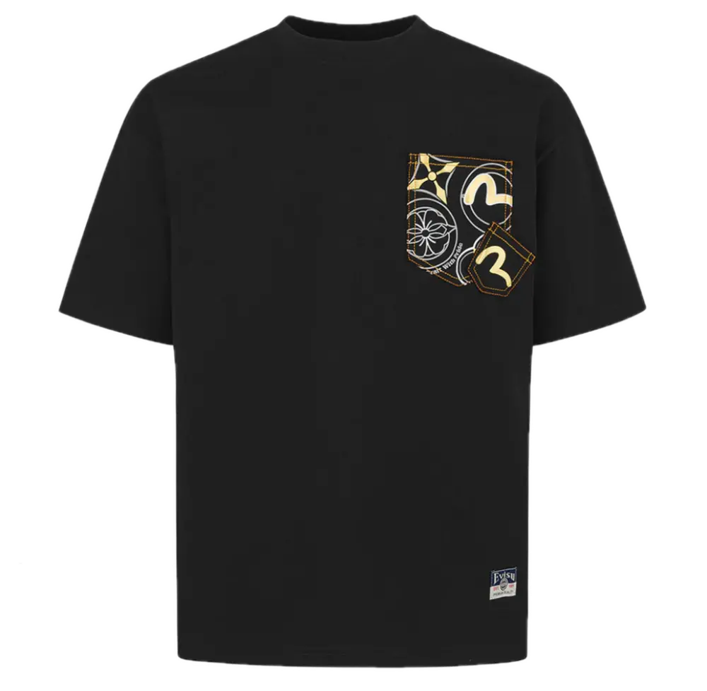 Áo Evisu Multi-Pocket ‘Black’ 2ESHTM5TS1151LFCT
