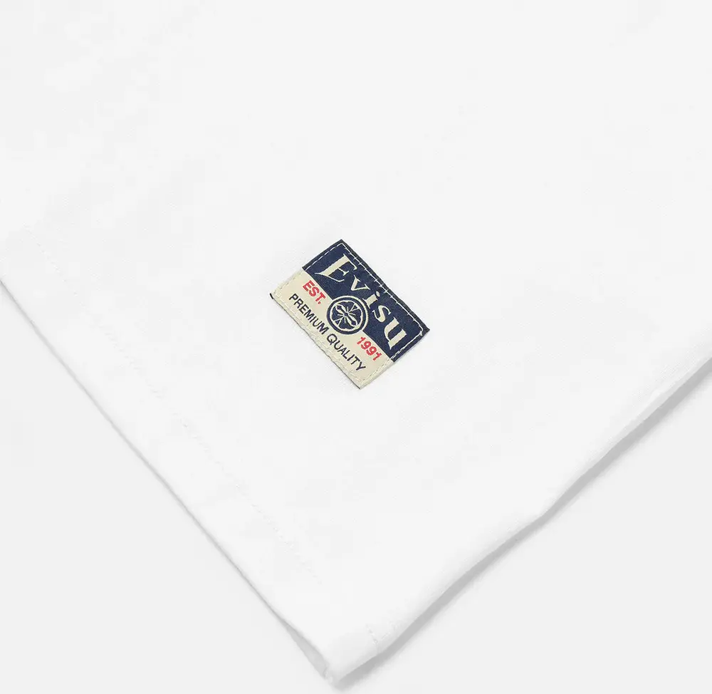 Áo Evisu Logo and Kamon ‘White’ 2ESHTM5TS1218LFCT - Ảnh 4