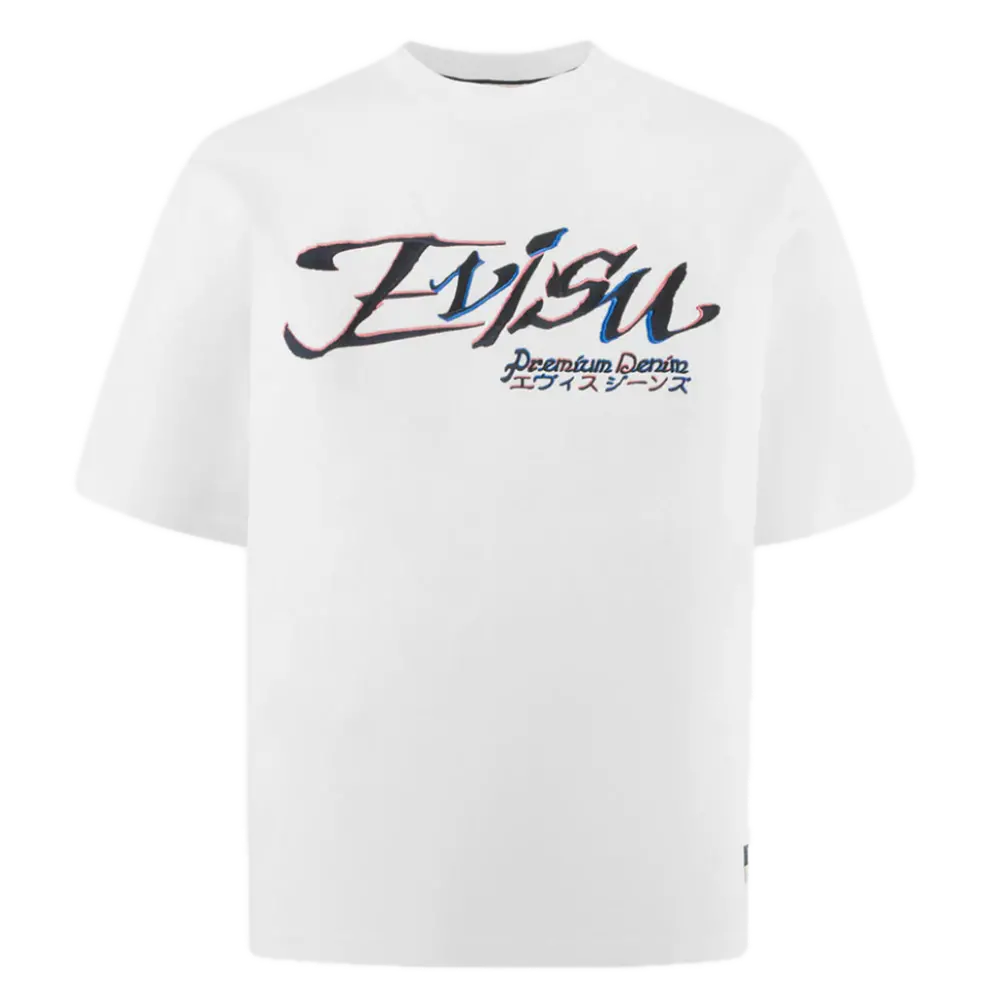 Áo Evisu Logo and Kamon ‘White’ 2ESHTM5TS1218LFCT