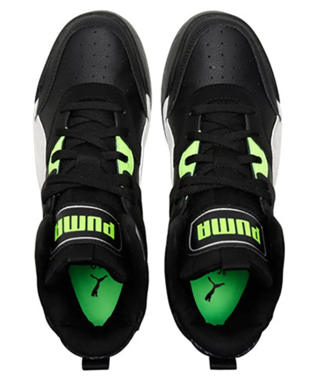Giày Puma Backcourt Mid Cyber Week 'Black' 381129-02 - Ảnh 4