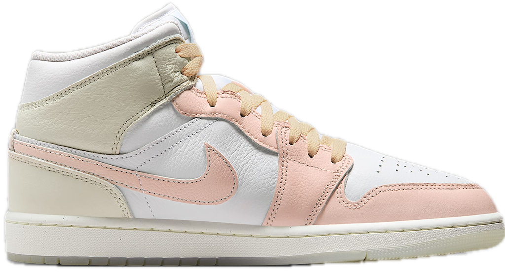 Giày Nike Air Jordan 1 Mid SE ‘White Peach’ HJ6654-100