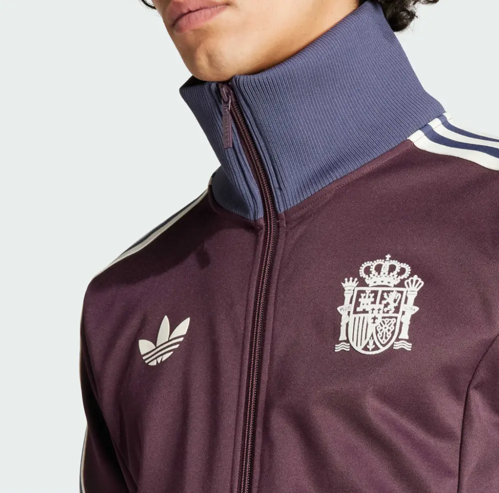 Áo Adidas Spain Beckenbauer Track Top Jacket ‘Red’ IU2136 - Ảnh 5