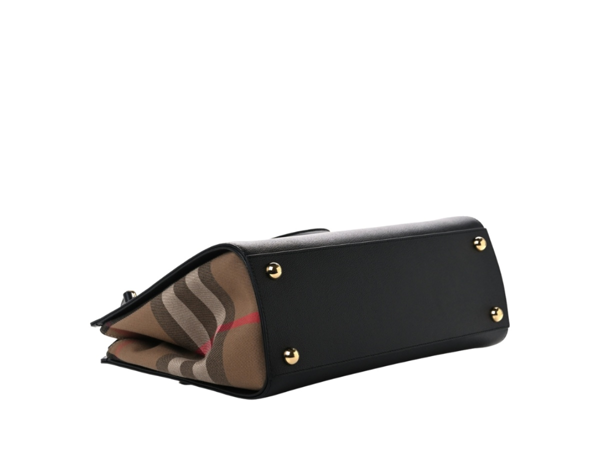 Alternative view of Túi Burberry Calfskin Mega Check Small Banwell 'Black' 80840221