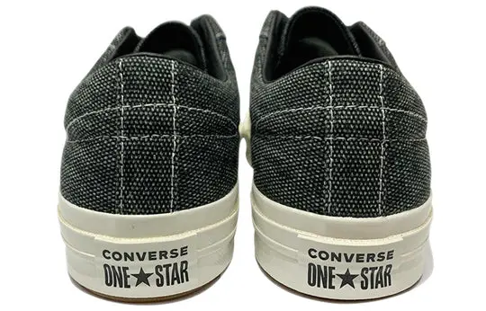 Giày Converse One Star Low Top Canvas 'Black' 167835C - Ảnh 4