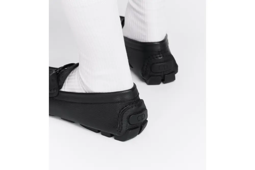 Giày Christian Dior Odéon Loafer 'Black' 3LO114ZAY-H900 - Ảnh 4