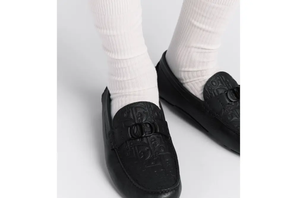 Giày Christian Dior Odéon Loafer 'Black' 3LO114ZAY-H900 - Ảnh 5
