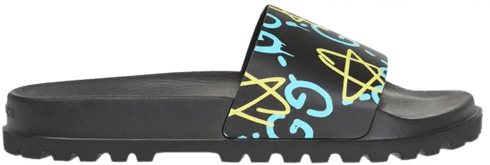 Dép Gucci Ghost Slide Star Print 'Black' 429360-DSS00-8403