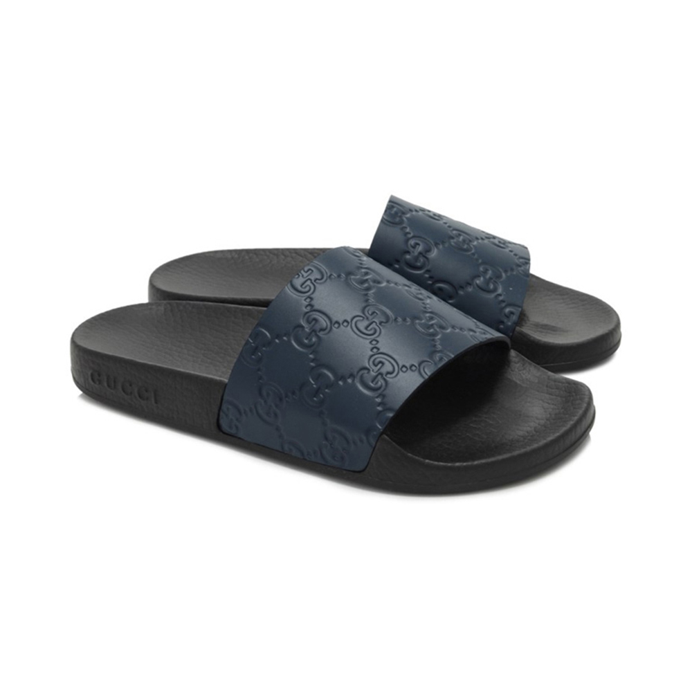 Alternative view of Dép Gucci Slide 'Blue Black' 454330-CWC00-4157