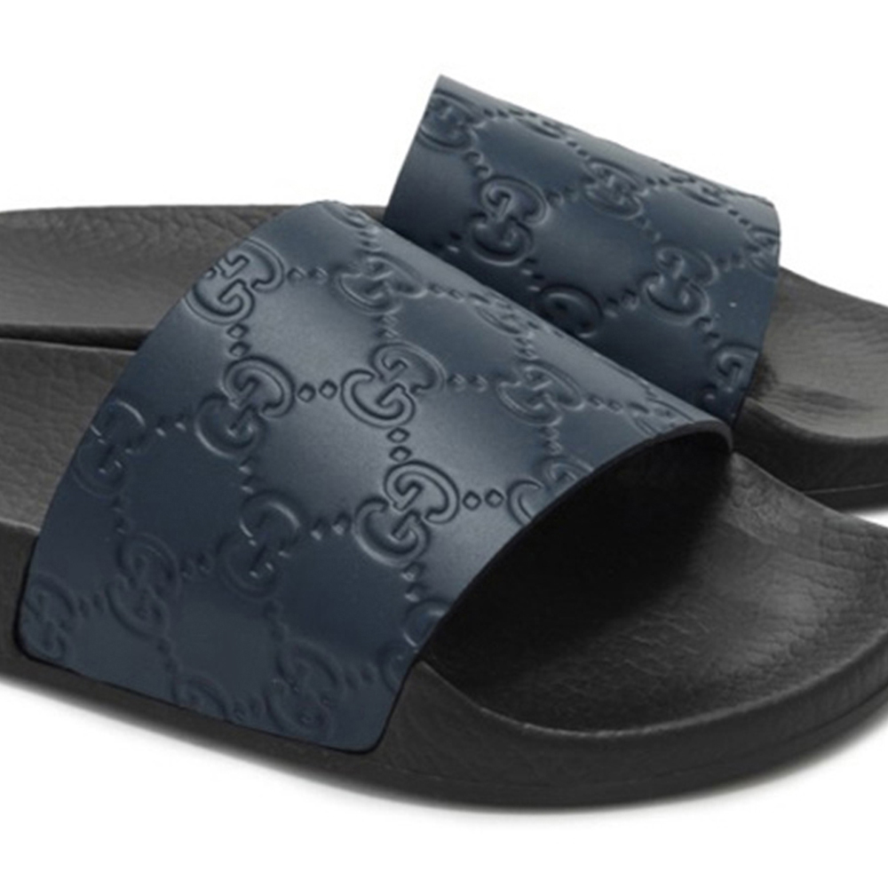 Dép Gucci Slide 'Blue Black' 454330-CWC00-4157 - Ảnh 3