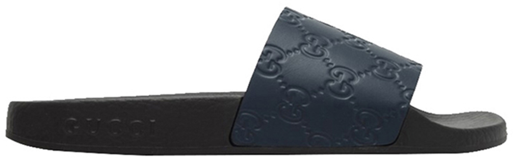 Dép Gucci Slide 'Blue Black' 454330-CWC00-4157