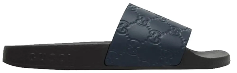 Dép Gucci Slide 'Blue Black' 454330-CWC00-4157