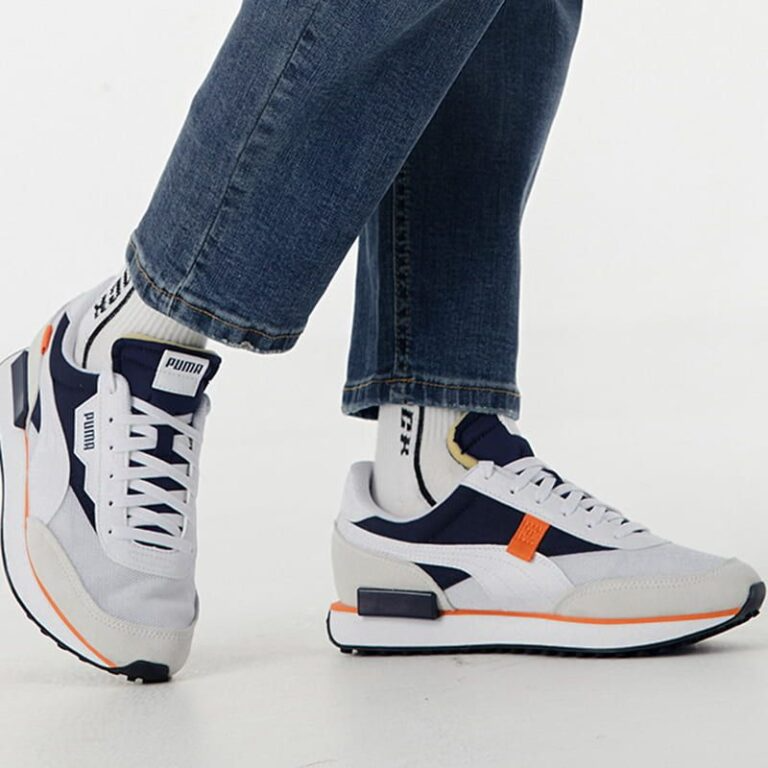 Giày Puma Zapatillas Future Rider ‘White Black’ 374038-06 - Ảnh 4