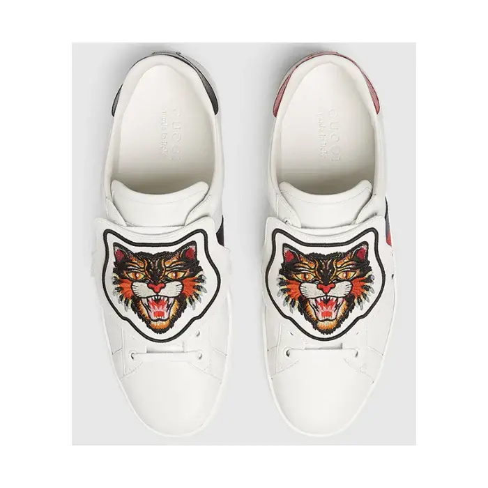 Giày Gucci Ace Low ‘Tiger Patch’ 478190-DOP80-9182 - Ảnh 3