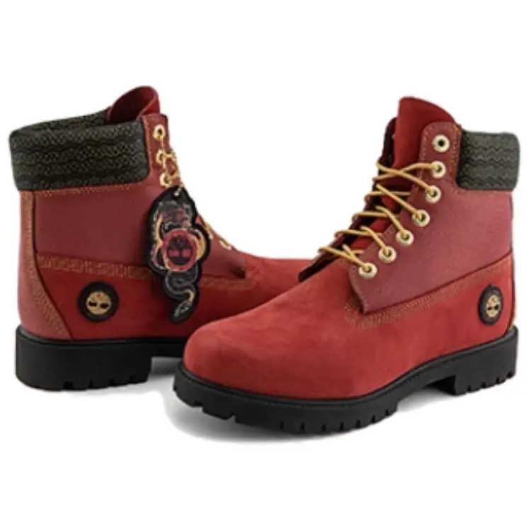 Alternative view of Giày Timberland 6Inch 'Dark Red Nubuck' A29PN