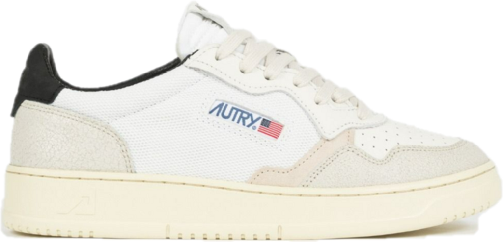 Giày Autry Medalist Low Leather ‘White Black’ AULM-CN02