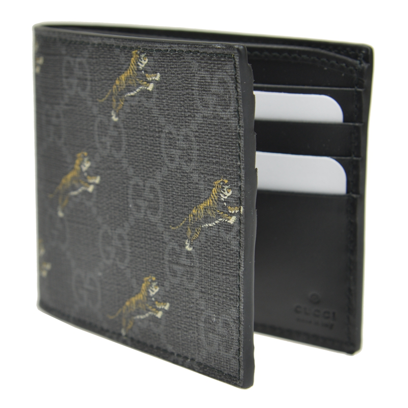 Ví Gucci GG Supreme Tiger Print 'Black' 575133-G2BAN-1087 - Ảnh 3