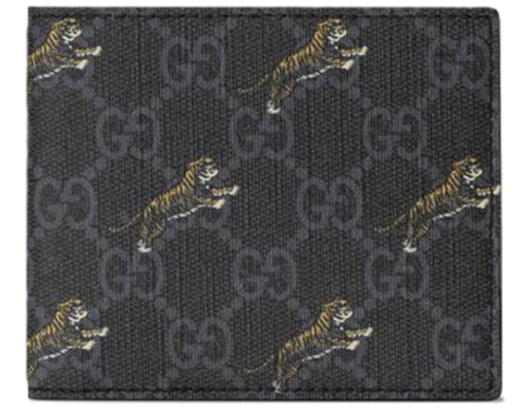 Ví Gucci GG Supreme Tiger Print 'Black' 575133-G2BAN-1087