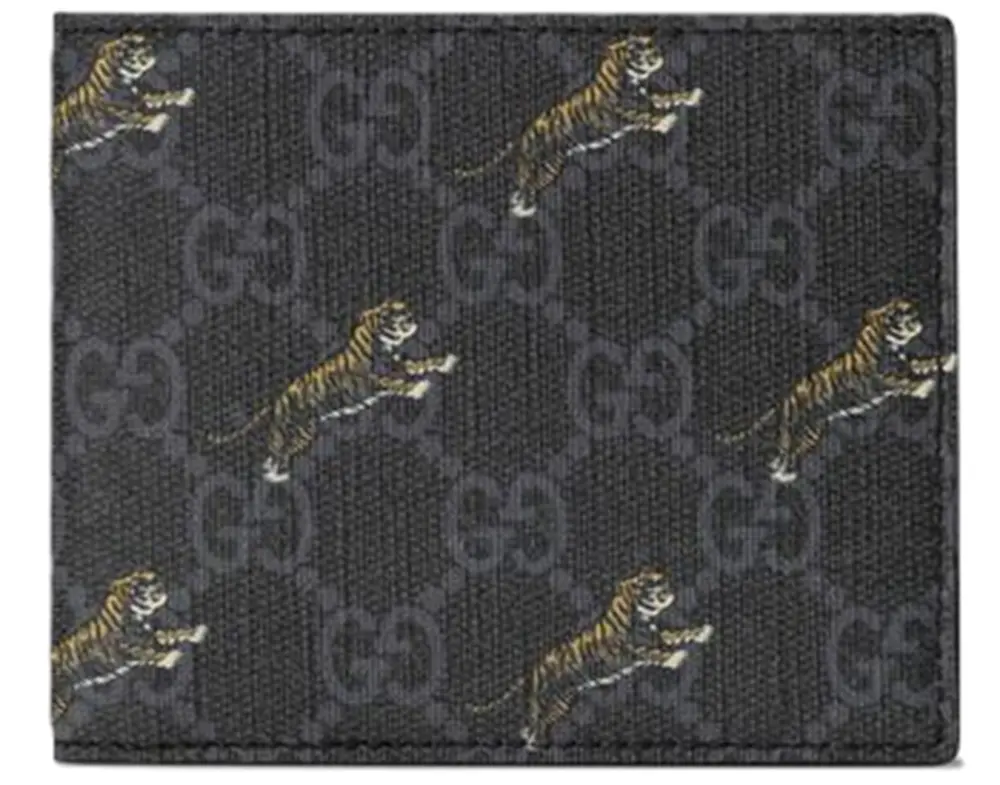 Ví Gucci GG Supreme Tiger Print 'Black' 575133-G2BAN-1087