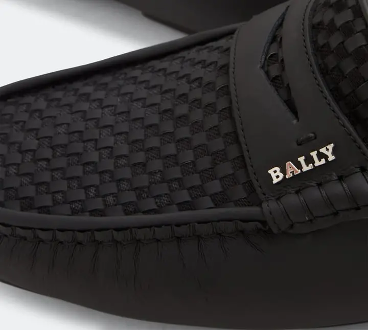 Giày Bally Pikat Leather Loafers 'Black' 6225977 - Ảnh 3