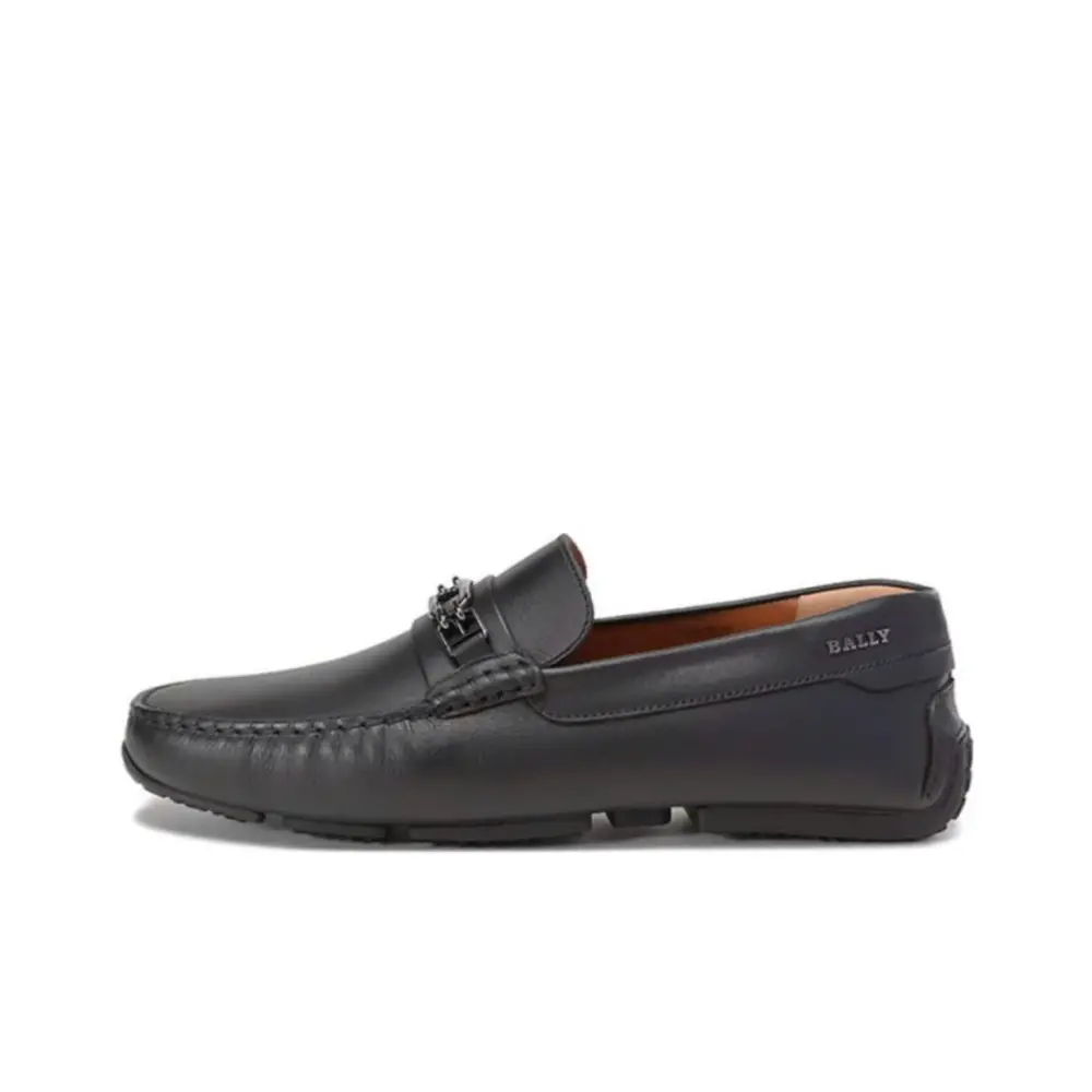 Giày Bally Moccasins Paris ‘Black’ 6300427 - Ảnh 4