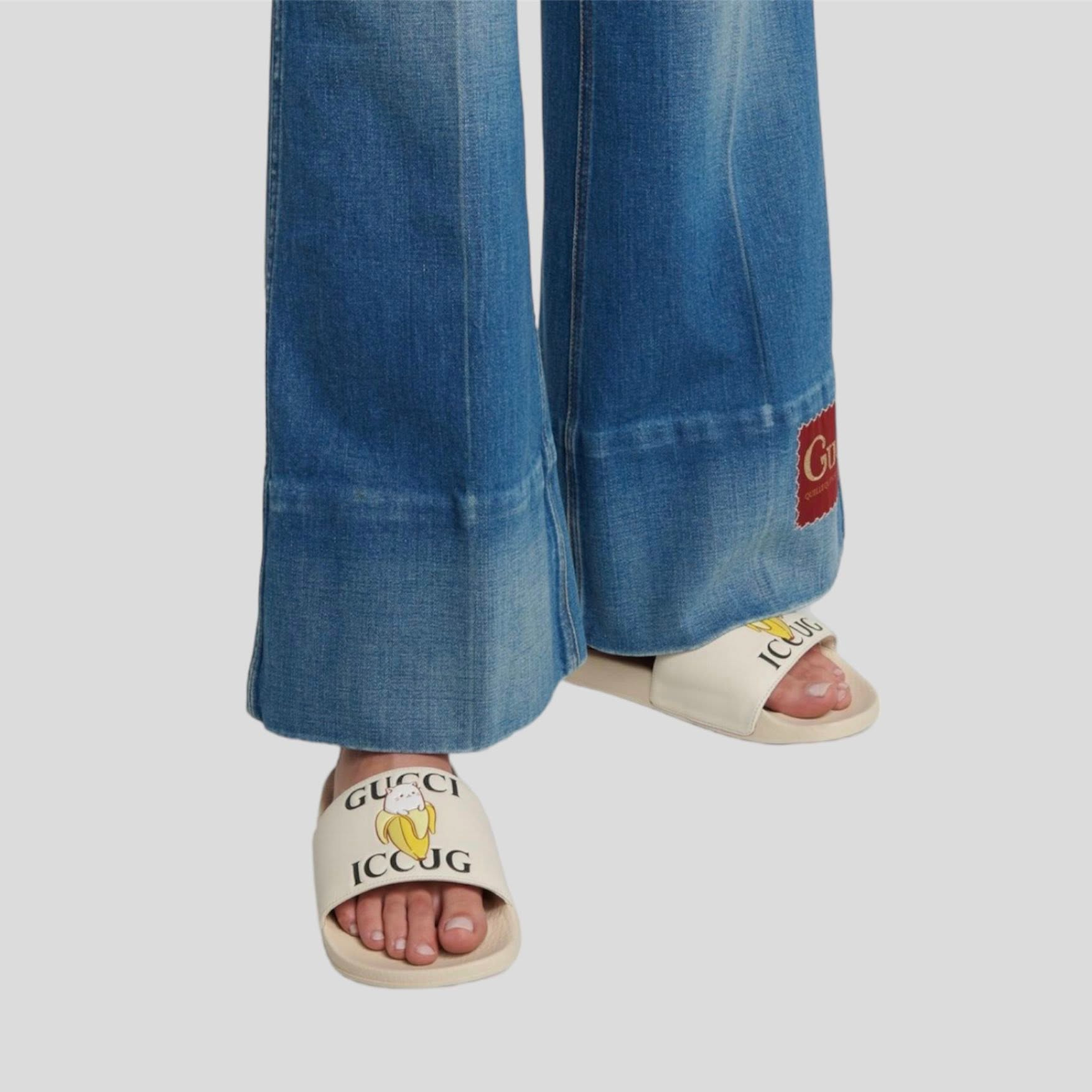 Alternative view of Dép Gucci Kitten 'White' 660057-DIR00-9022