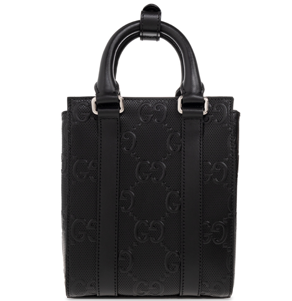 Túi Gucci GG Emboss Mini 'Black' 696010-1W3CN-1000