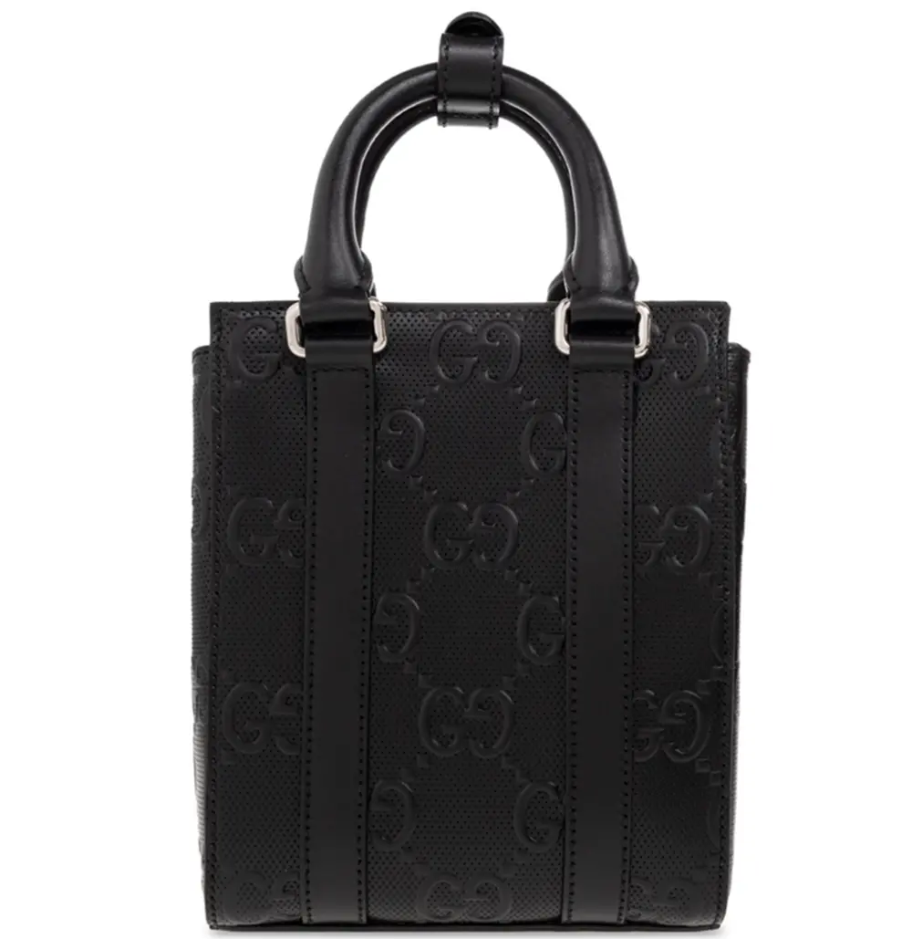 Túi Gucci GG Emboss Mini 'Black' 696010-1W3CN-1000
