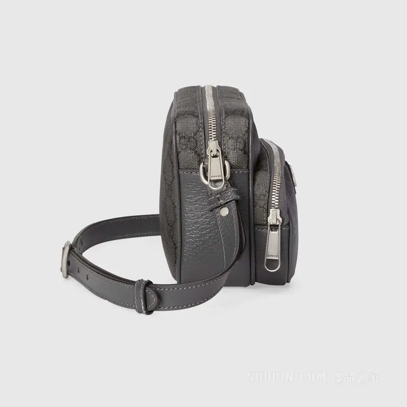 Túi Gucci Ophidia Canvas Leather Trim 'Black' 723312-UULBN-1244 - Ảnh 5