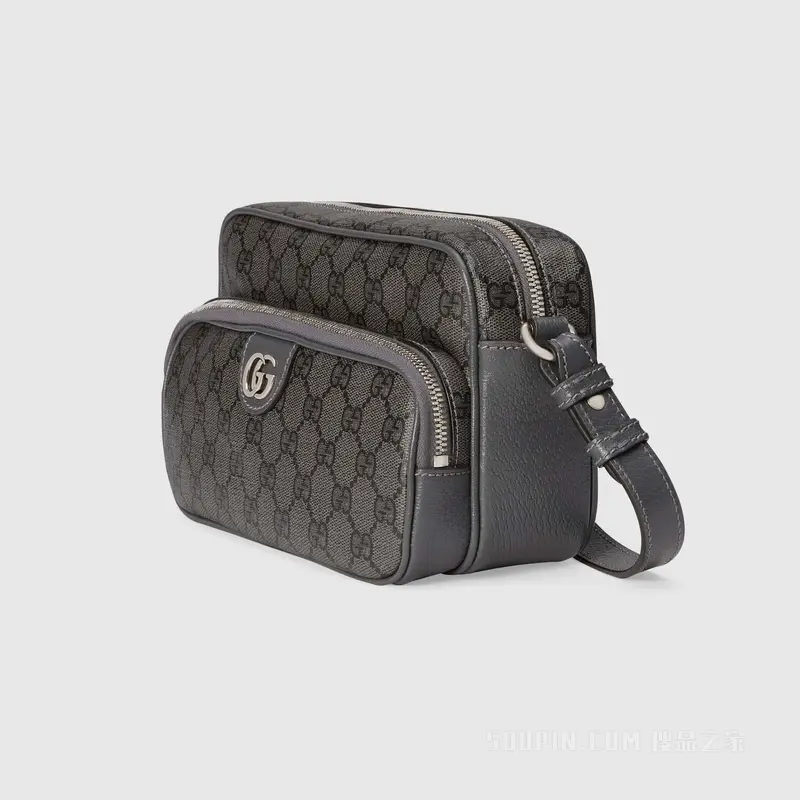Túi Gucci Ophidia Canvas Leather Trim 'Black' 723312-UULBN-1244 - Ảnh 3