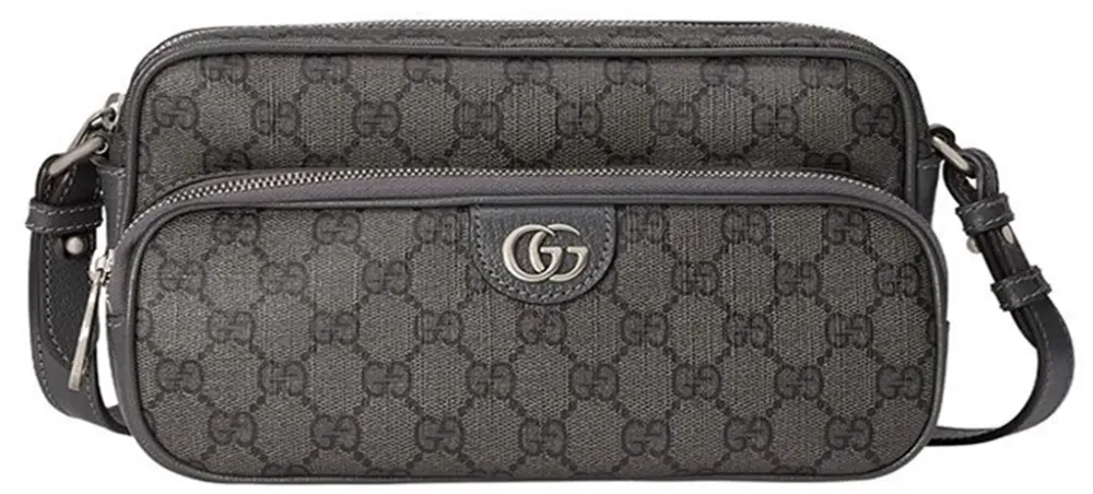 Túi Gucci Ophidia Canvas Leather Trim 'Black' 723312-UULBN-1244