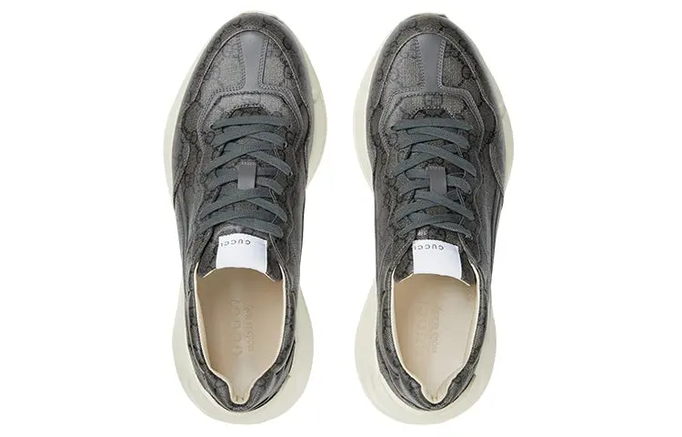 Alternative view of Giày Gucci Rhyton Monogram' 'Grey' 749160-FAB2Q-8746