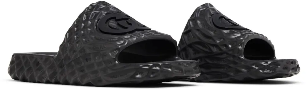 Dép Gucci Interlocking G Slide Sandal 'Black' 770801-J8710-1000 - Ảnh 4