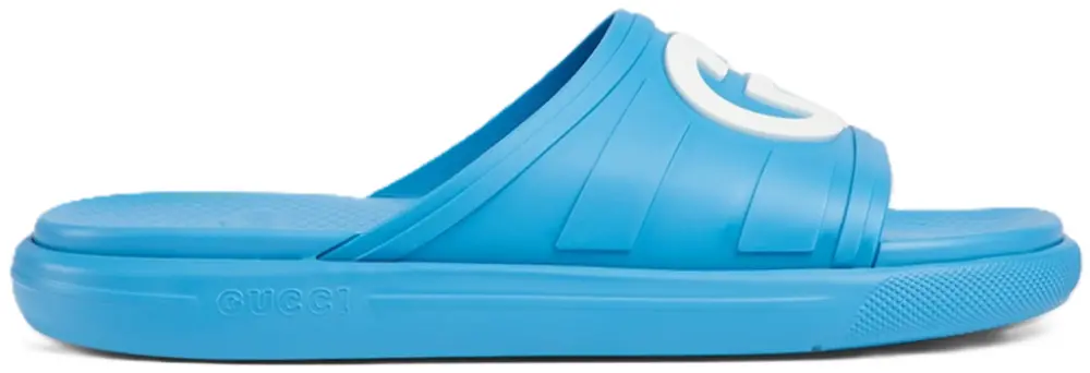 Dép Gucci Interlocking G Slide 'Blue' 780296-J8700-4219