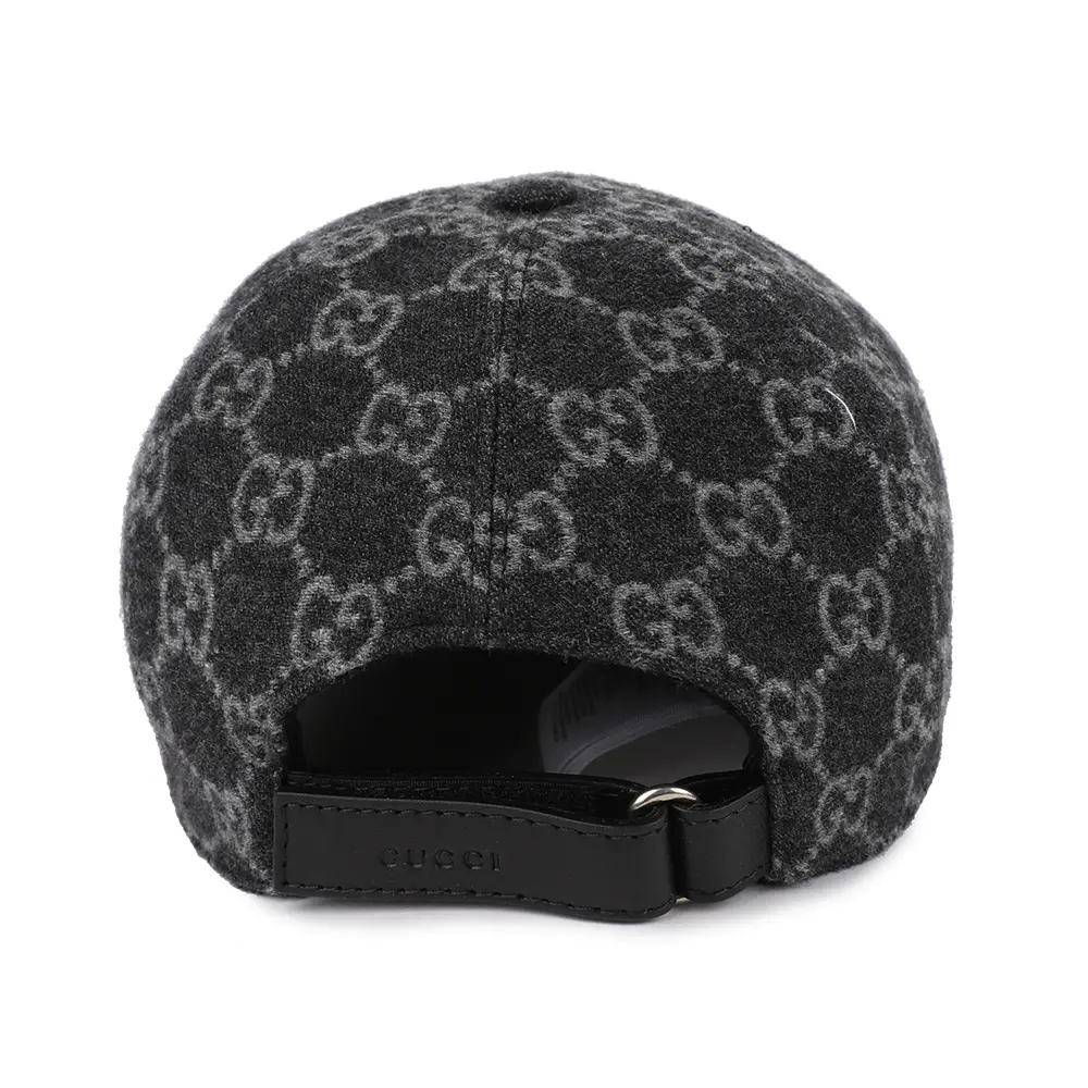 Mũ Gucci Flannel Baseball Cap 'Black' 792827-4HBBU-1060 - Ảnh 3