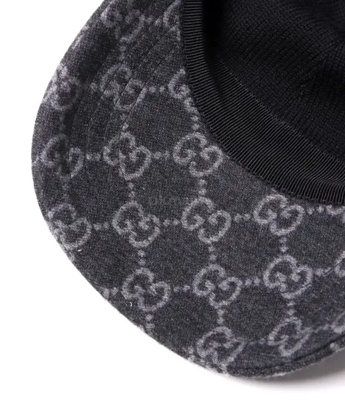 Alternative view of Mũ Gucci Flannel Baseball Cap 'Black' ‎792827-4HBBU-1060