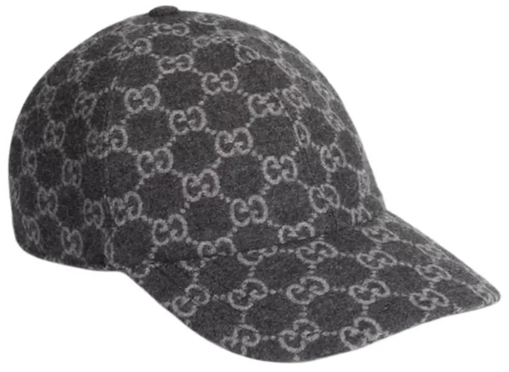 Mũ Gucci Flannel Baseball Cap 'Black' 792827-4HBBU-1060