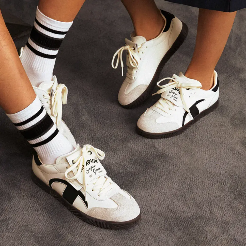 Giày Champion Essentials Champ T-Trainer ‘Cream Black’ U5AFCTM15U3 - Ảnh 5
