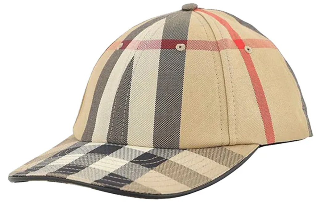 Mũ Burberry Embroidery Logo Check 'Beige' 8056076