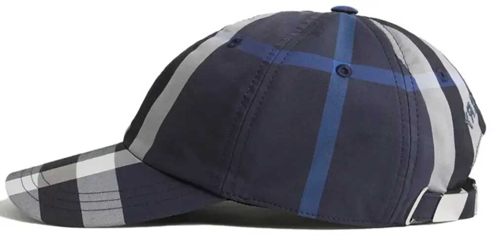 Alternative view of Mũ Burberry Embroidery Logo Check 'Blue' 8072241