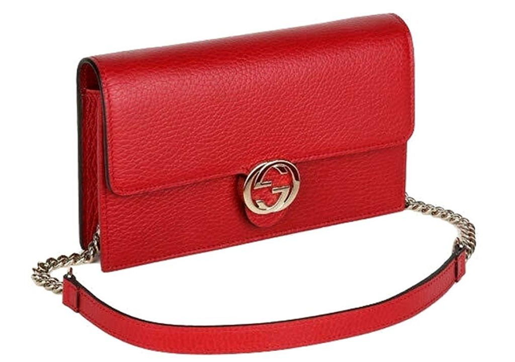 Túi Gucci Leather GG Chain Shoulder Bag Messenger Bag 'Red' 510314-CAO0G-6420