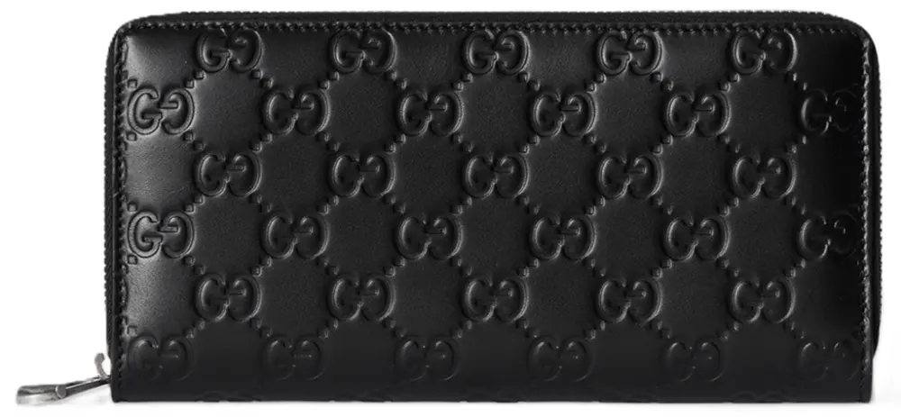 Ví Gucci Emblem Zip Around 'Black' 860868-AAFDV-1000